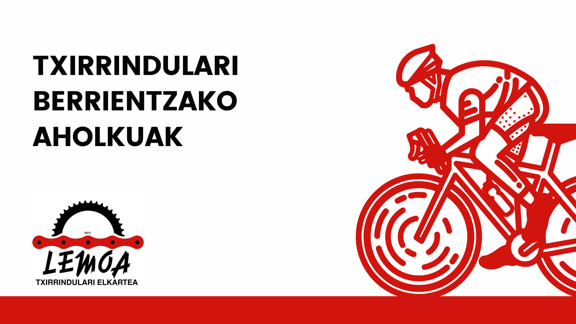 Txirrindulari berrientzako aholkuak / Consejos para nuevas/os ciclistas